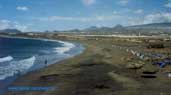 Общий пляж La Tejita - вид со стороны нудистской части